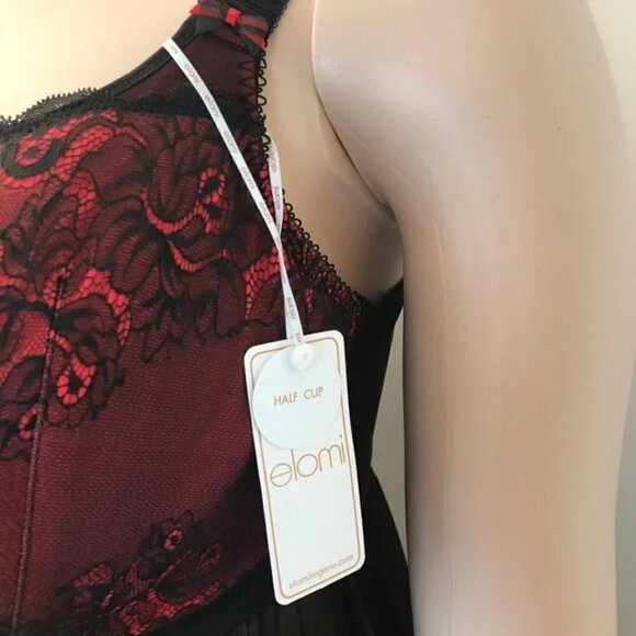 Elomi Anushka Underwire Babydoll Chemise Lingerie UK 42E US 42DDD EL4062 - Picture 8 of 15